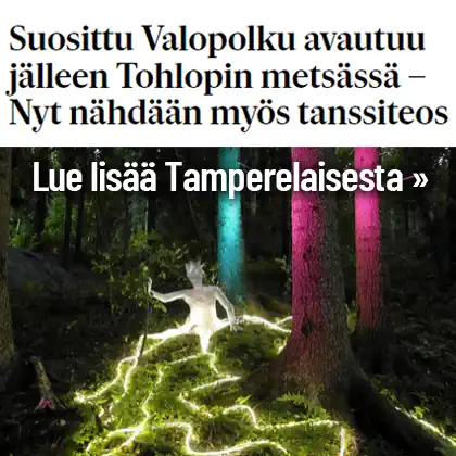 Tohlopin valopolku 2026 – lue Tamperelaisen kirjoitus