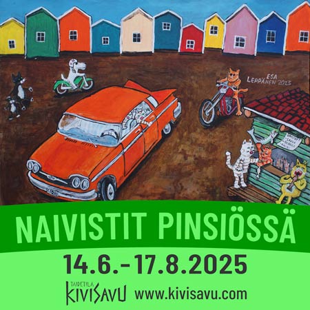 Naivistit Pinsiössä -taidenäyttely 14.6-28.9.2025