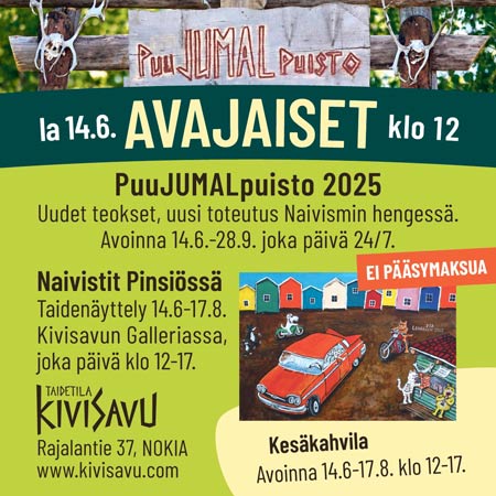 Puujumalpuisto 2025 - Avajaiset 14.6.2025
