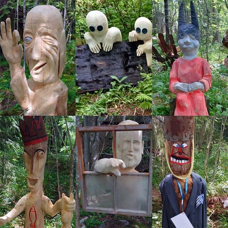 PuuJUMALpuisto 2025 - kuvakooste veistoksista