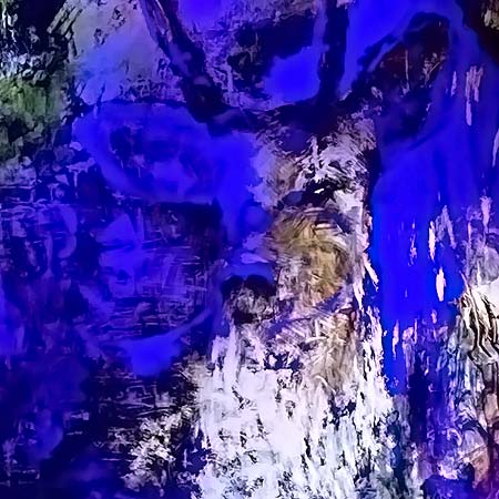 Värien leikkiä! Valopolulla pian nähtävän peurahahmon ovat yhdessä suunnitelleet Ville Pastell / Pågå Tampere sekä Kaapo Manninen. Valopolku 2023, Tohloppi, Tampere